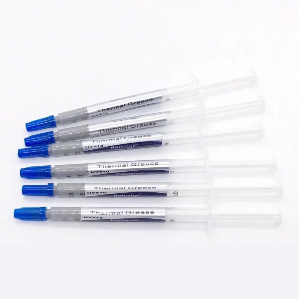 CPU processor heat dissipation silicone grease large needle cylinder type silver containing thermal conductive paste