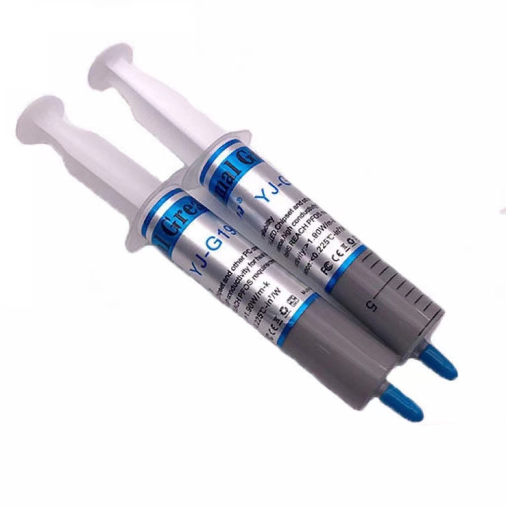 CPU processor heat dissipation silicone grease large needle cylinder type silver containing thermal conductive paste