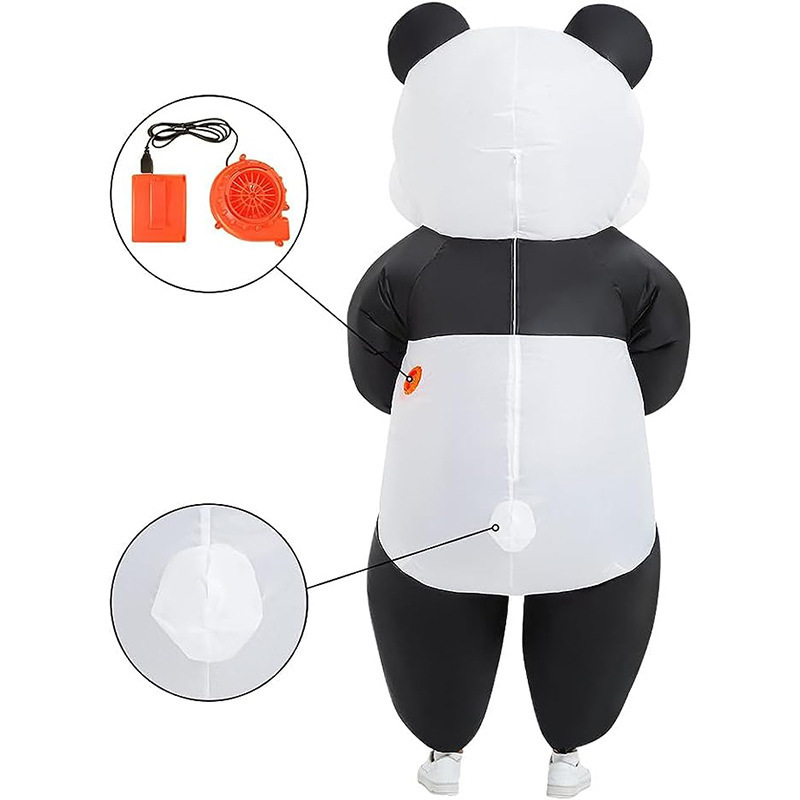 Adult Funny Giant Inflatable Panda Blow-up Suit Carnival Festival Party Costumes