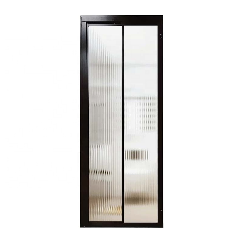 High quality sliding and swing PD/PT aluminum glass door 2 side for interior kitchen bathroom