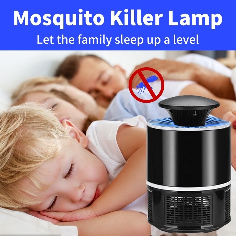 JZ Household uv night light Harmless Bug Zapper led electric anti mosquito killing lamp for outdoor activities