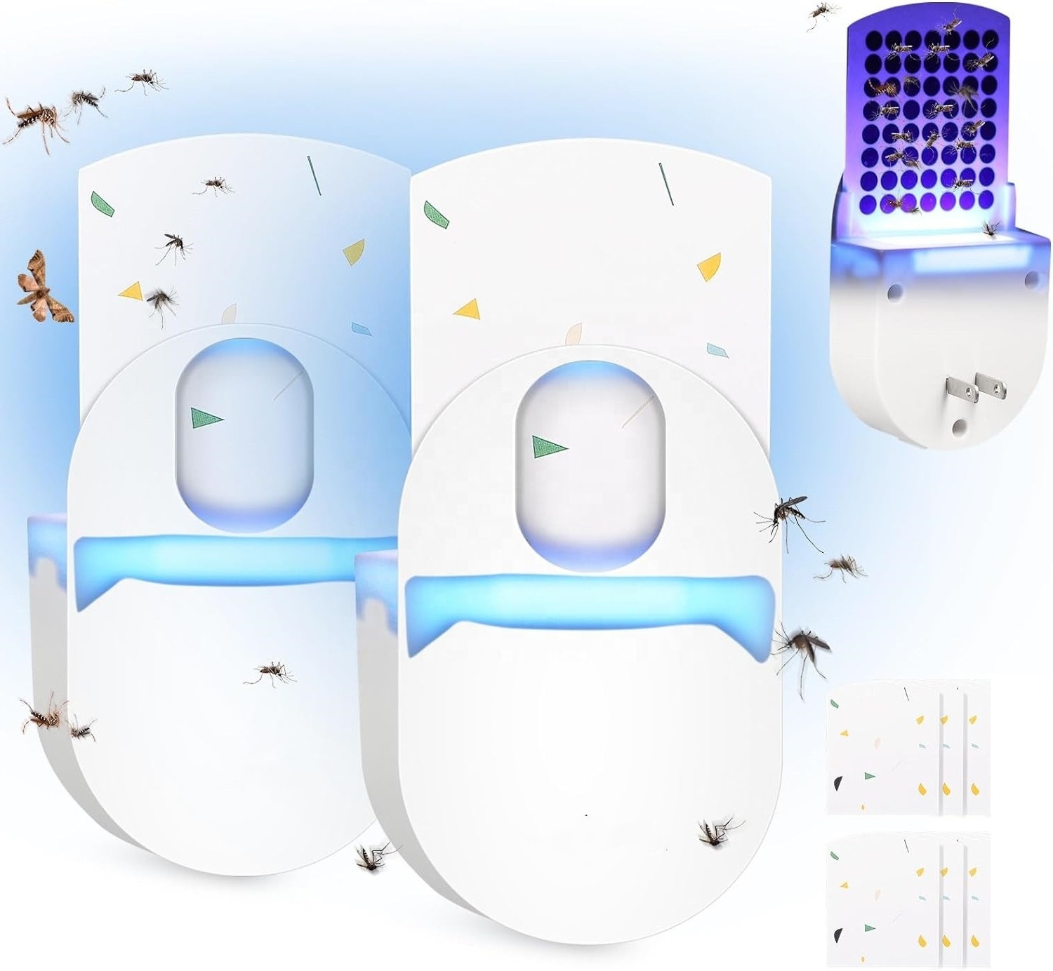 Professional pest control mosquito trap insect anti flies mosquito lamp with uv light fruit fly catcher