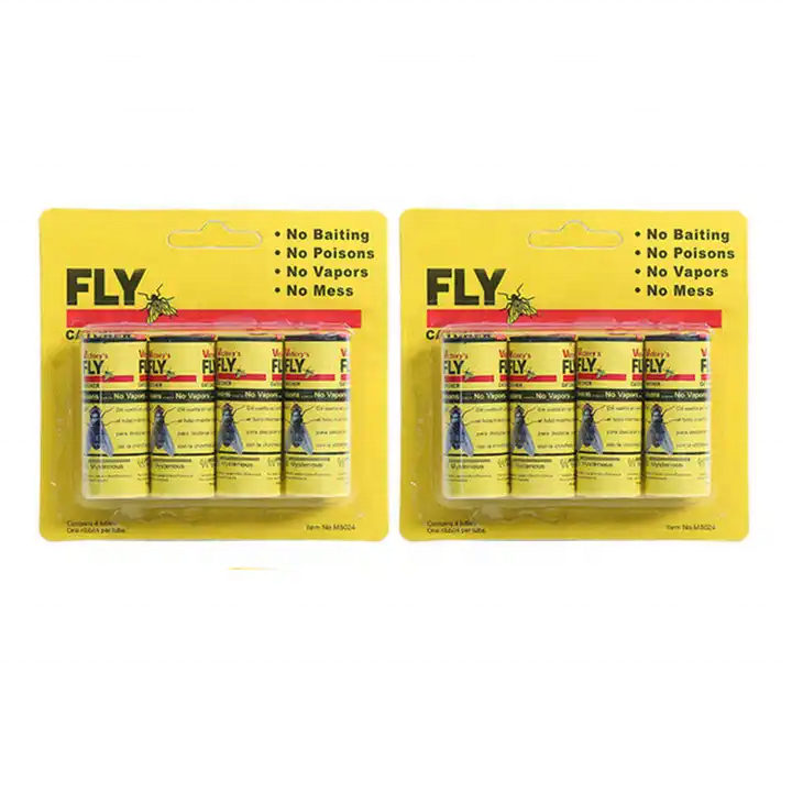 Outdoor nontoxic mini paper glue sticky fly killer fly traps uv insect pest repeller