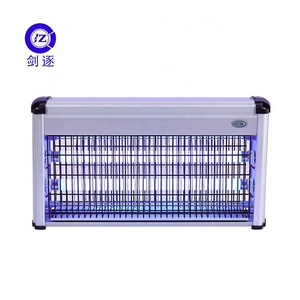 JZ Household 40W Silver color Smart Bug zapper flies moths killer Electric Mosquito repellent with UV light