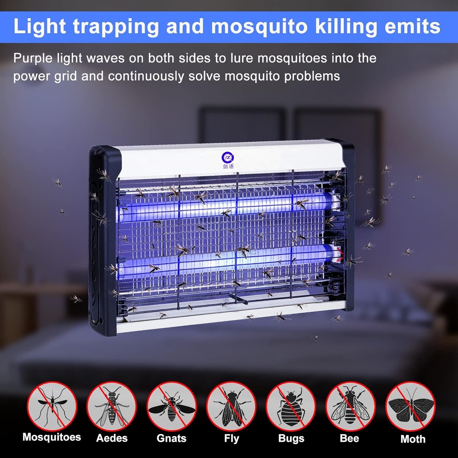 OEM Support Sustainable Insect Killer Fly Catcher Bug Zapper Uv Light 10W 15W 18W Electric Anti Mosquito Killer Lamp