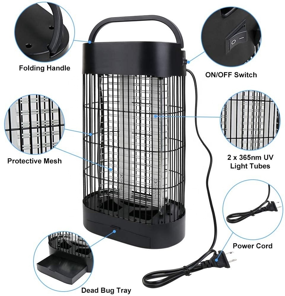 China high voltage pest control products anti mosquitoes ABS UVA control pest electric 12v mosquito zapper