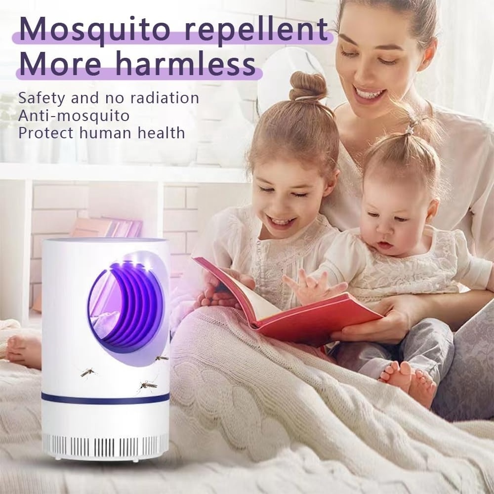 JZ Intelligent USB Bug Zapper Fly Moth Mosquito Killing Lamp Anti Mosquito Repellent Trap for Indoor