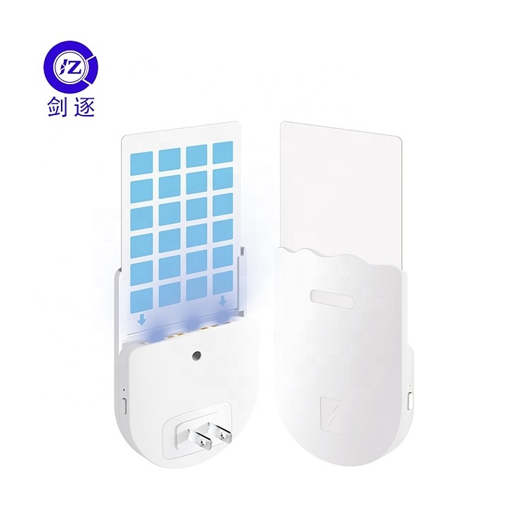 JZ OEM 2024 New Arrival UVA Light Home Bug Zapper Fly Catcher 2 Watt Pest Control Lamp Glue Trap Mosquito sticky trapper