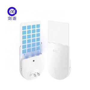 JZ OEM 2024 New Arrival UVA Light Home Bug Zapper Fly Catcher 2 Watt Pest Control Lamp Glue Trap Mosquito sticky trapper