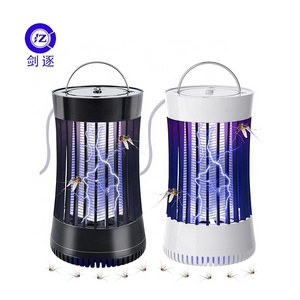 JZ UV attraction Outdoor Wireless Rechargeable Fly Moth Mosquito killing lamp Insect killer Smart Bug Zapper for camping