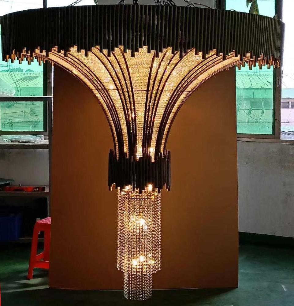 Large Modern  Crystal Chandelier  pendant  for Hotel