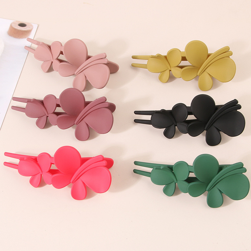 KOMI Multicolor 4.5 Inches Large Butterfly Hair Clips Flower Claw Clips Women's Holiday Gift Premium Hair Clip Hair Accessories