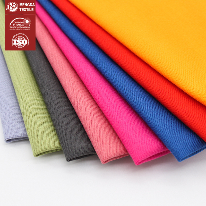 40s cotton twill 100%cotton single jersey 175gsm fabric for t-shirt