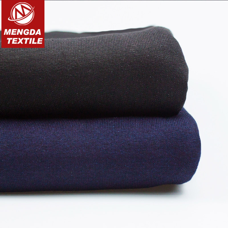 Elastane cotton poly knitted 4 way stretch denim fabric 260/300/350/380gsm