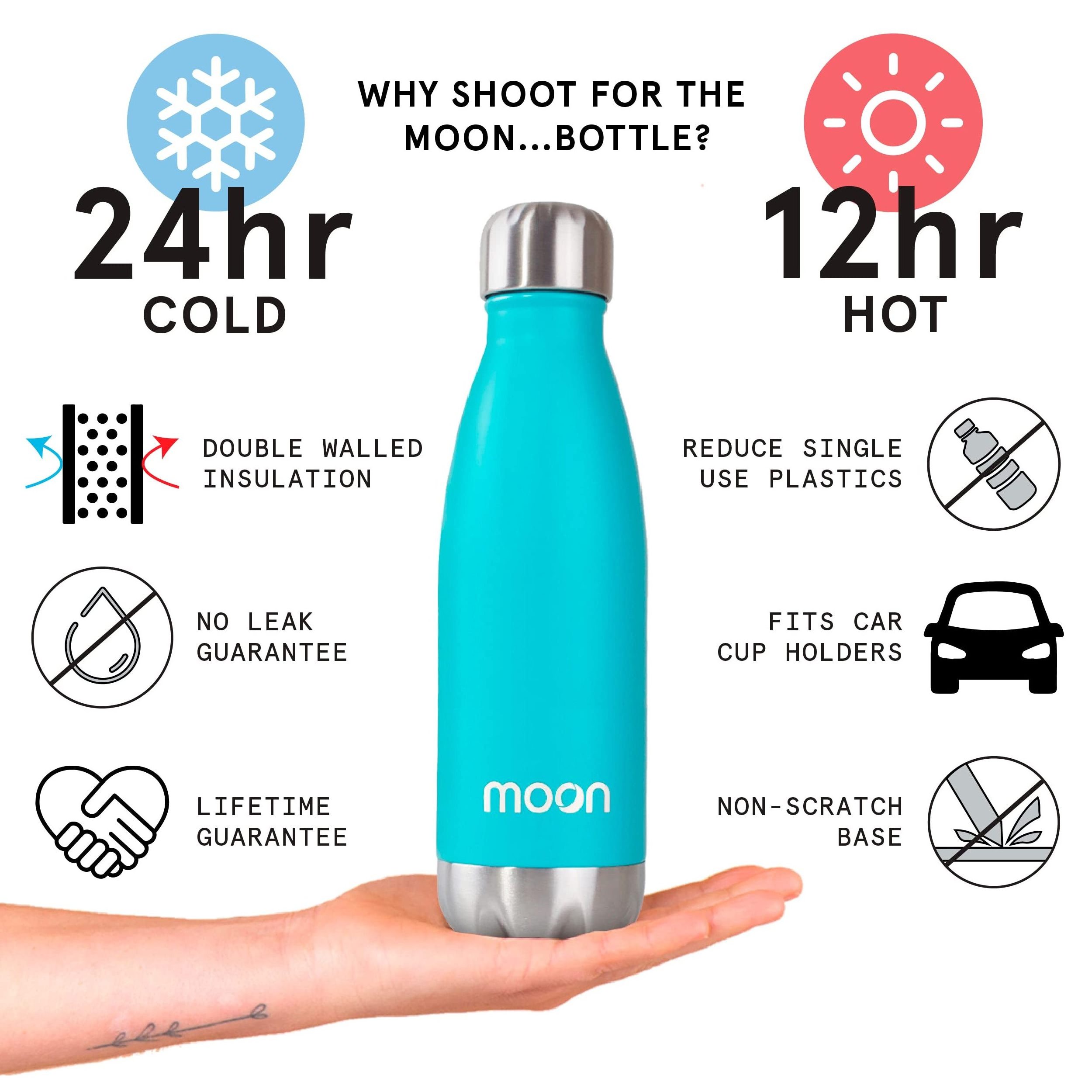 1 Litre/260/350ml Insulated Stainless Steel Water Bottle Vacuum Flask Double Walled Metal Reusable Drink Bottle BPA Free