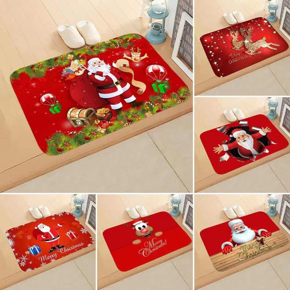 2024 Christmas Decorations decoration christmas Christmas Doormat new style Santa Claus