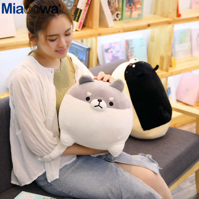 Christmas Gift for Kids Kawaii Valentine Present New 40/50cm Cute Shiba Inu Dog Plush Toy Stuffed Soft Animal Corgi Chai Pillow