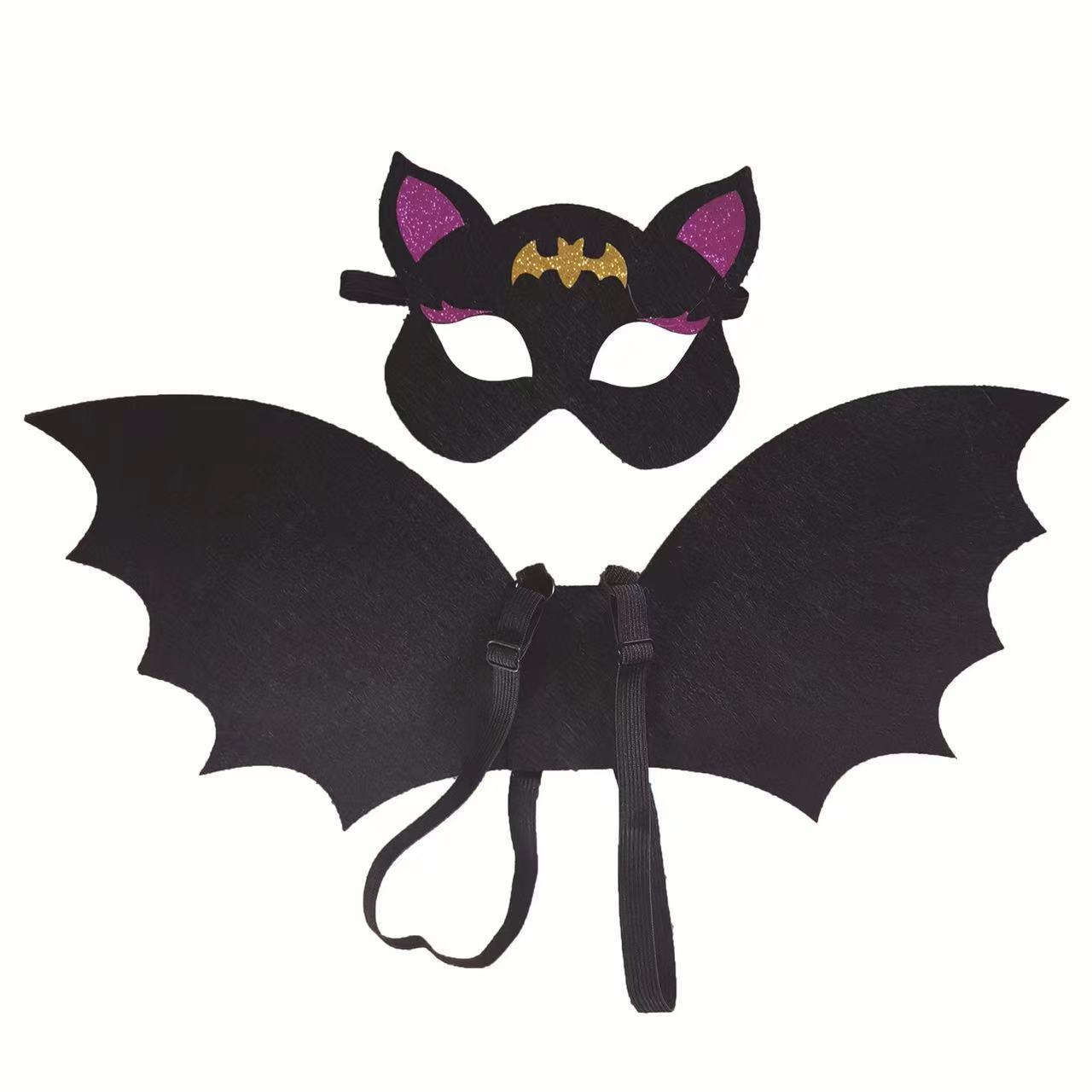 Kids Party Bat Wings Halloween Costume Halloween Decoration Supplies Bat Decoration Costume