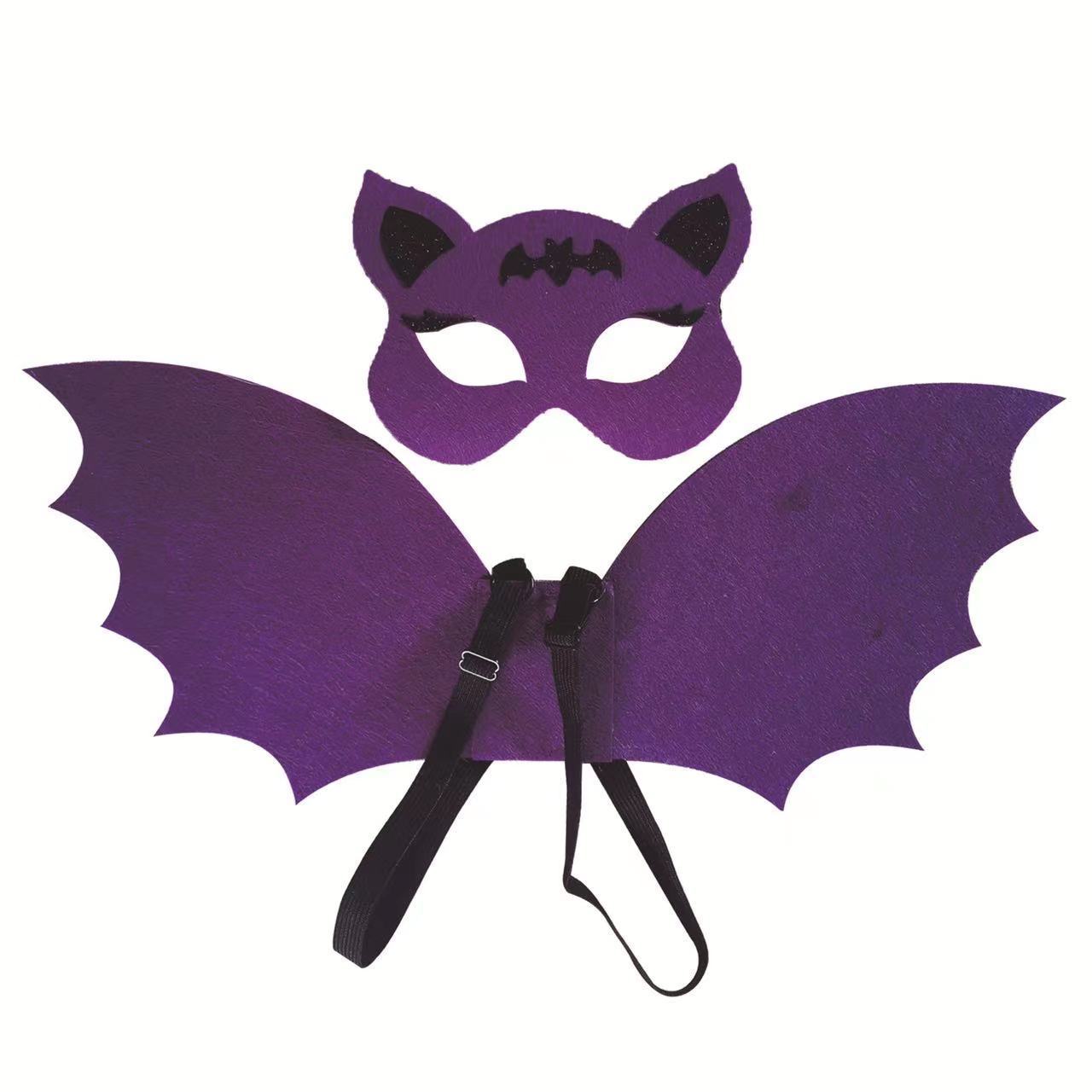 Kids Party Bat Wings Halloween Costume Halloween Decoration Supplies Bat Decoration Costume