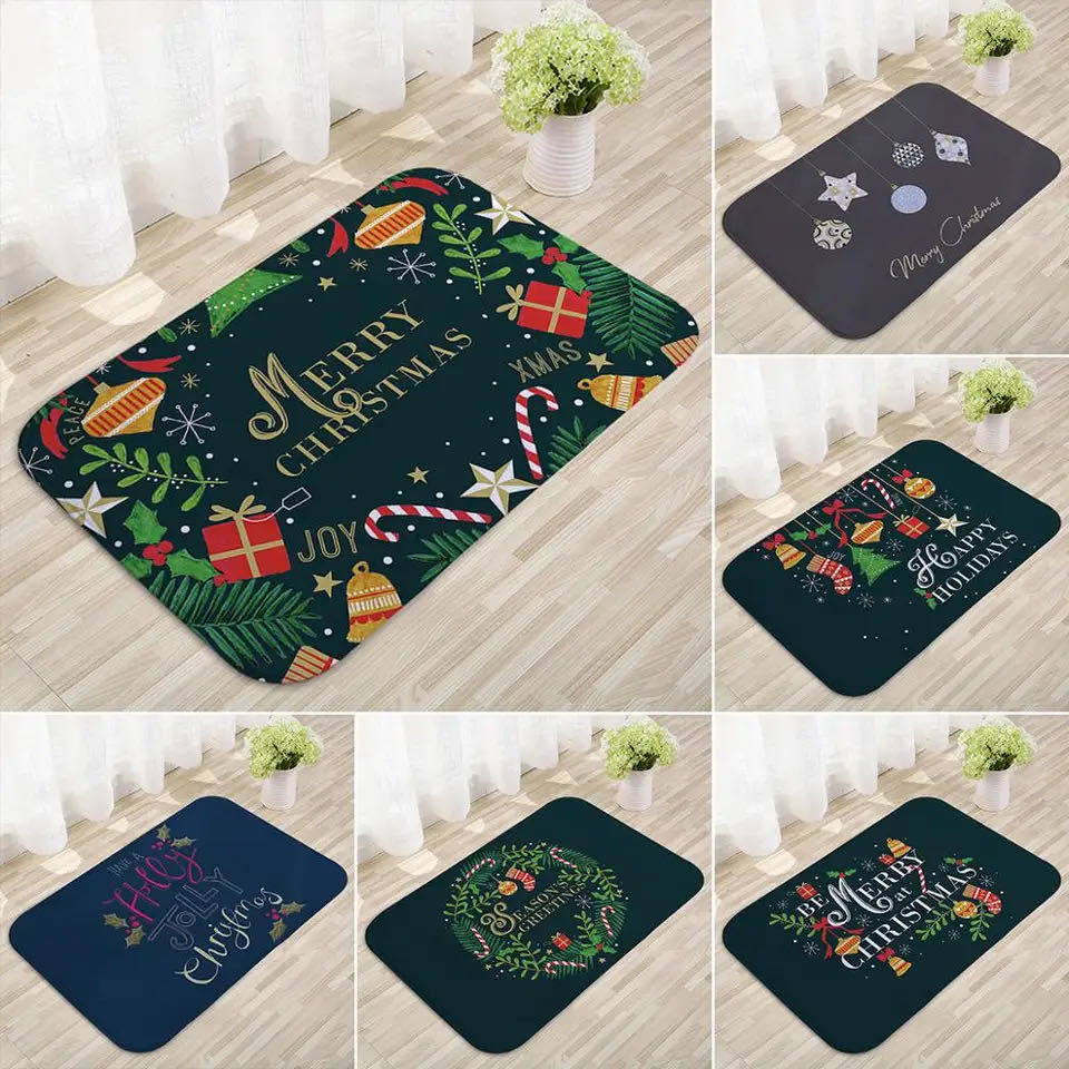 2024 Christmas Decorations decoration christmas Christmas Doormat new style Santa Claus