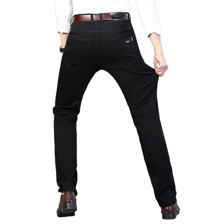 Wholesale Turkish Casual Stretch Black Denim Men's pants men sexy denim jeans