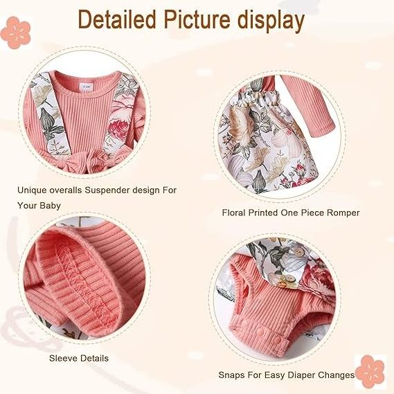 Baby Girl Clothes Baby Dresses Romper Infant Baby Girl Romper Newborn Girl Outfit Gifts