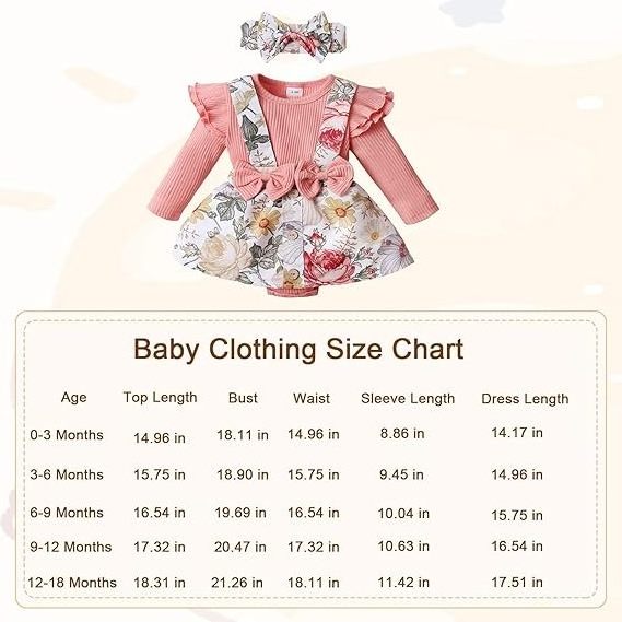 Baby Girl Clothes Baby Dresses Romper Infant Baby Girl Romper Newborn Girl Outfit Gifts