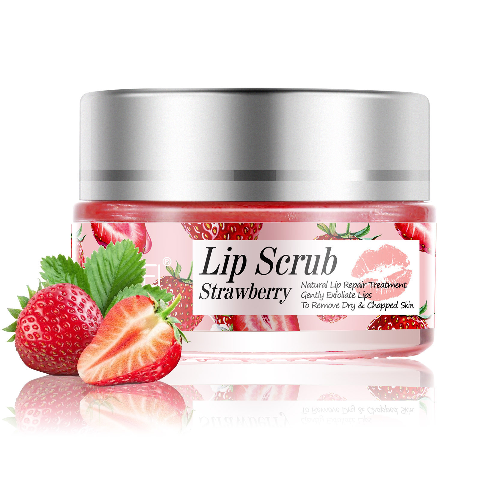 Wholesale Fruit Softening Exfoliator Repair and Fade Lip Lines Lip Scrub Container