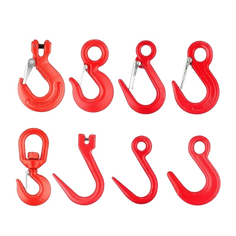 High Quality Hoist Safety Crane Hook Safety Latch Crane Lifting Hooks For Industrial Use