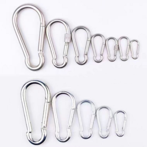 rigging hardware stainless steel snap hooks carabiner outdoor hanging hammock snap hook