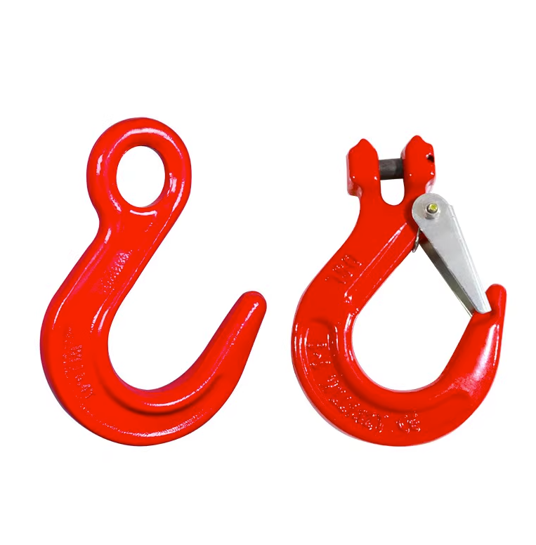 Galvanized Drop Forged Alloy Steel US Type Chain Lifting Clevis Grab Hook