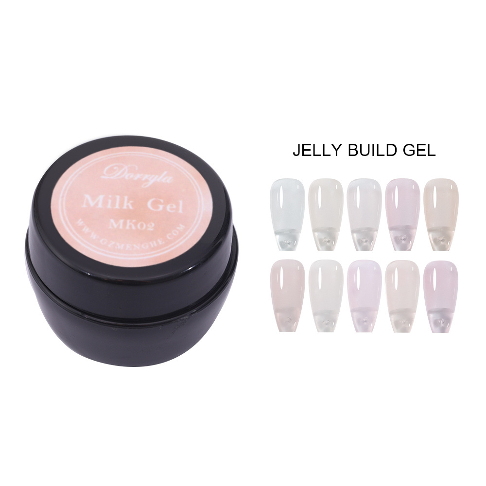 OEM/ODM Jelly  Nail polish extender 15ml nail primer gel bottom Solid color oil glue Free samples base gel