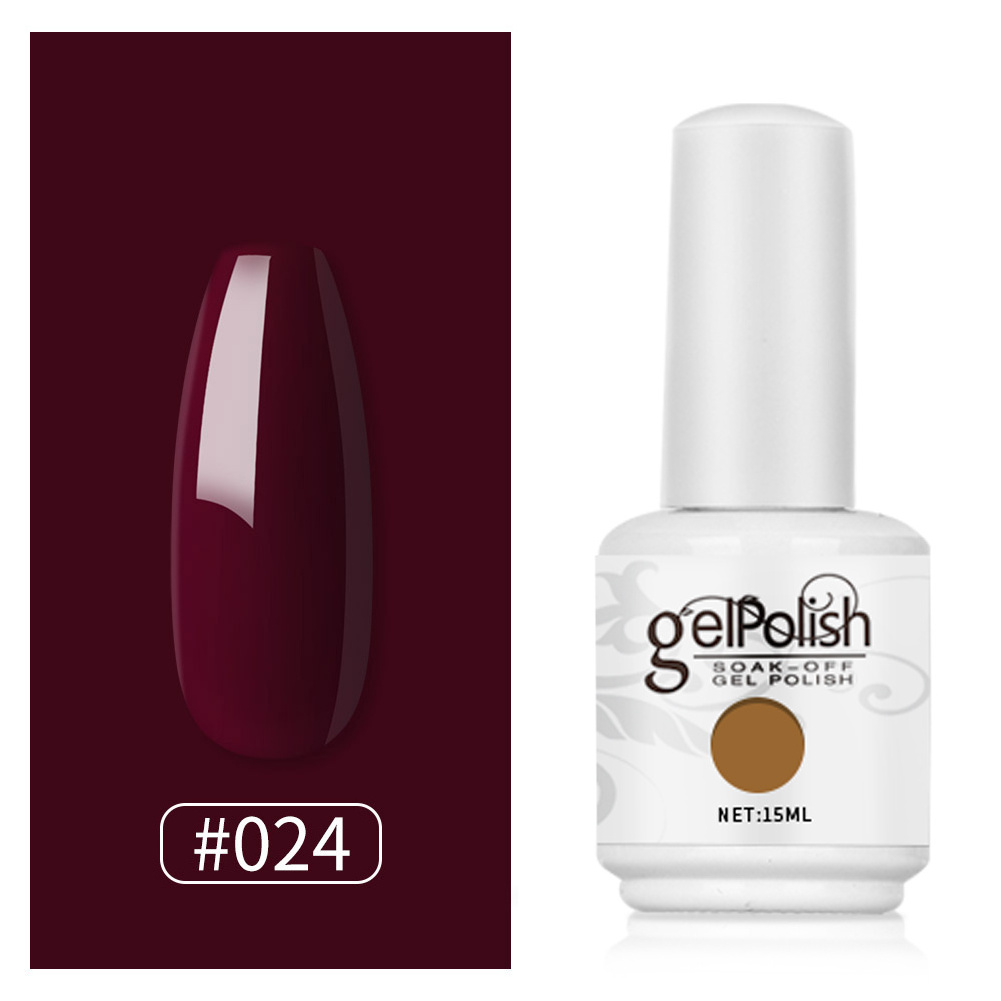 oem/0dm 15ml white open hole bottle nail polish glue Contact customer service to get free samples Solid color oil glue