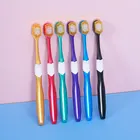 Japanese Style 65 Hole Wide Head Toothbrush with Soft Bristle Custom Adult Toothbrush