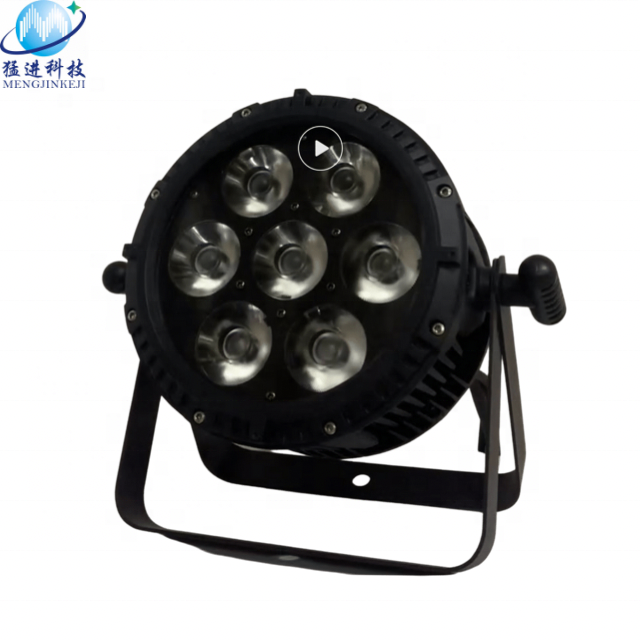 Outdoor Battery Powered DMX512 WDMX 7x20w RGBW 4in1 Waterproof Can IP65  LED Par Light