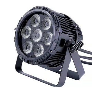 Outdoor Battery Powered DMX512 WDMX 7x20w RGBW 4in1 Waterproof Can IP65  LED Par Light