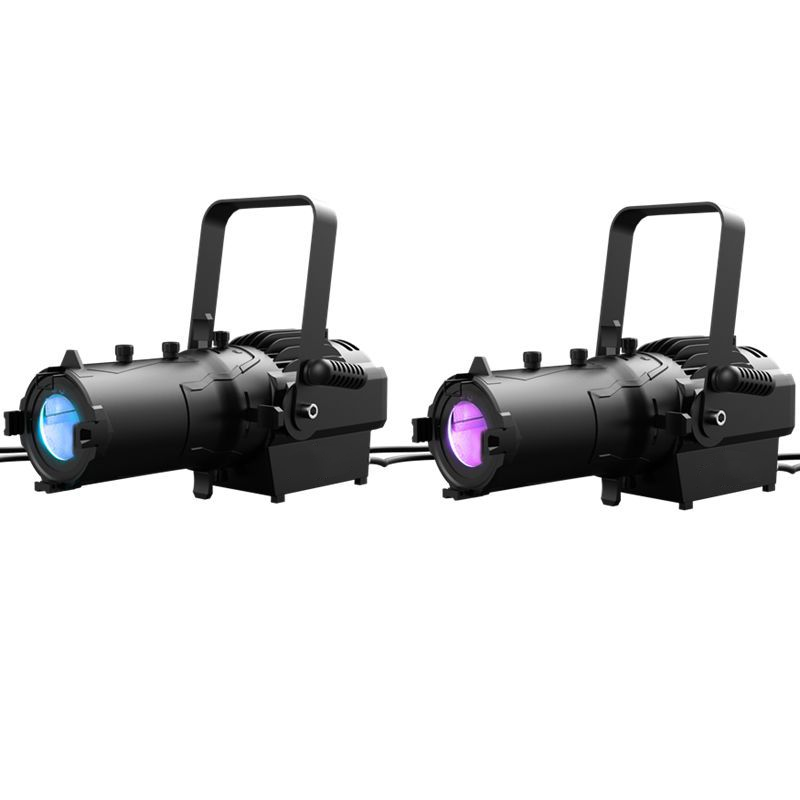 60W/80W/100W LED Mini Leko Light Zoom Profile Spotlight for TV Studios Museums Theatre