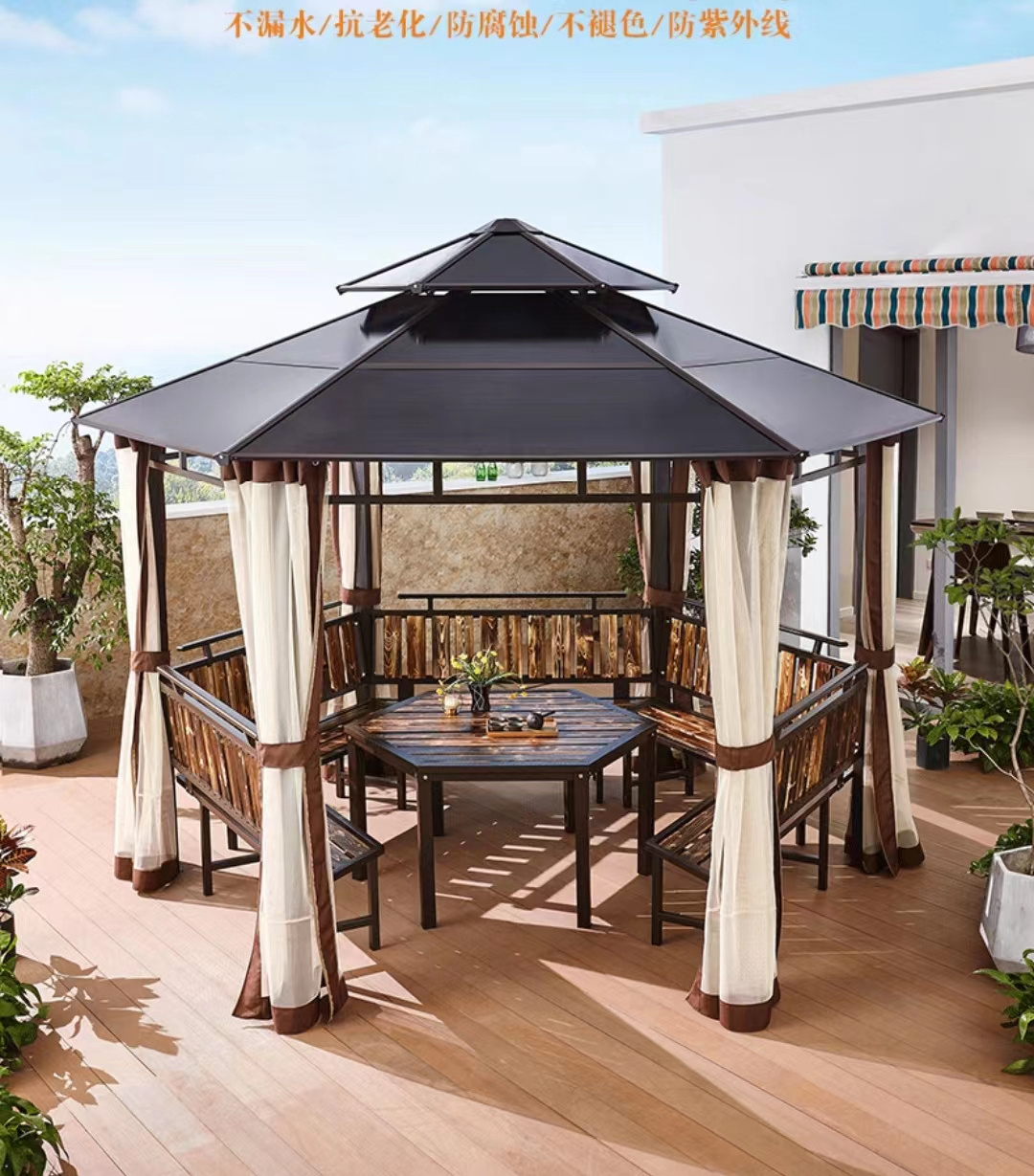 Perfect Quality colorful Leading Manufacturer of High-Quality Outdoor Gazebos with Customized Designs