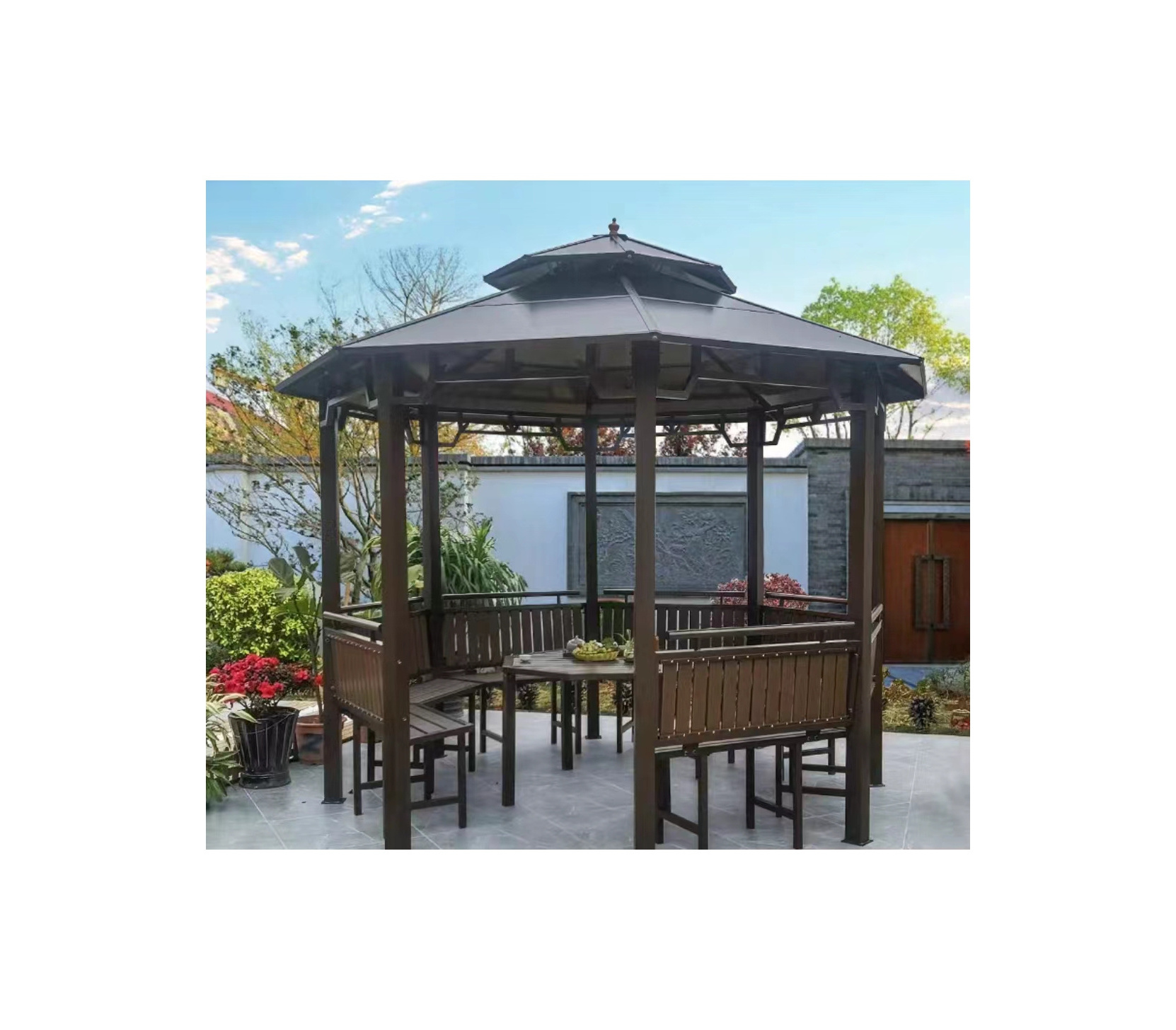 Perfect Quality colorful Leading Manufacturer of High-Quality Outdoor Gazebos with Customized Designs