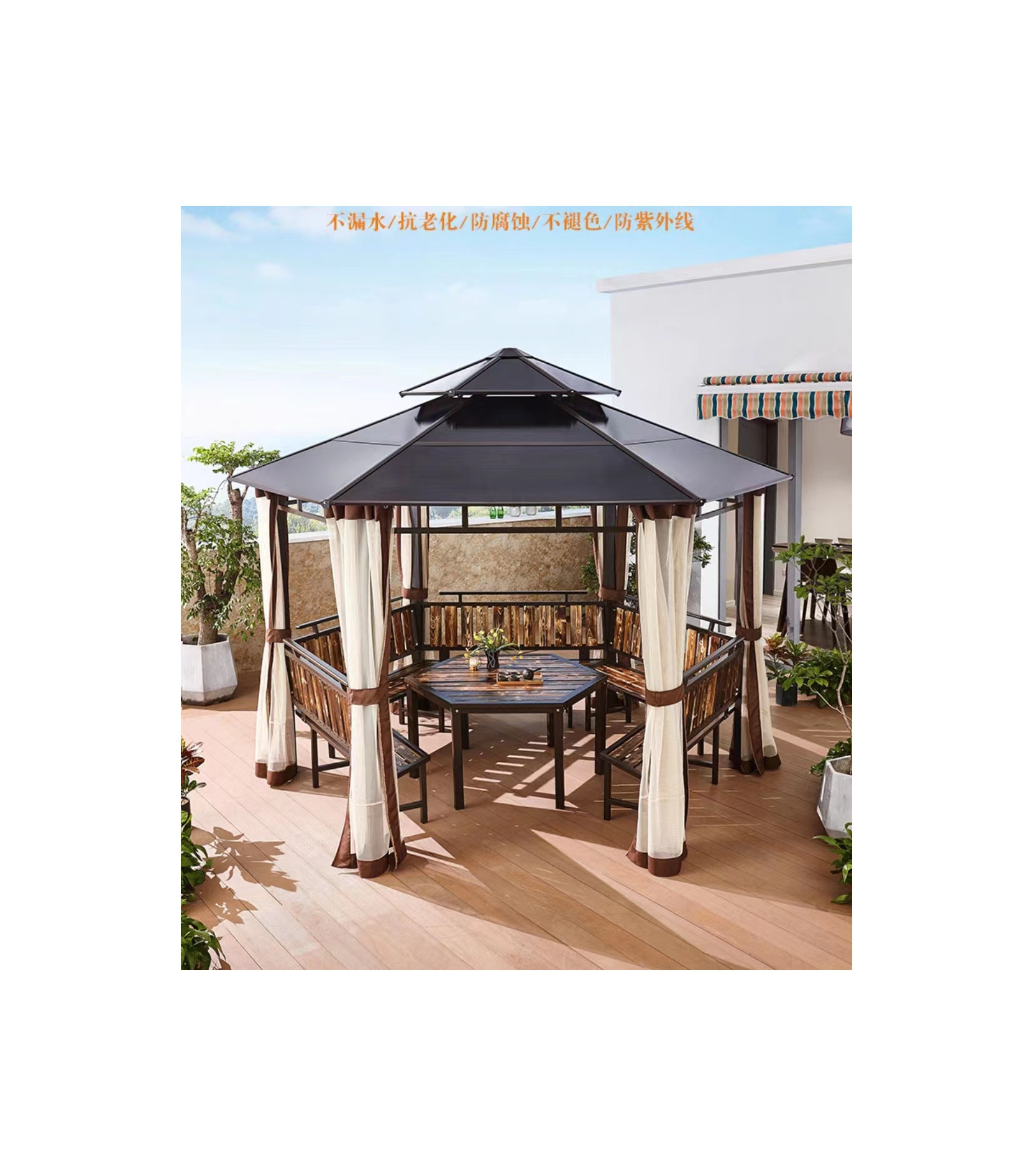 Perfect Quality colorful Leading Manufacturer of High-Quality Outdoor Gazebos with Customized Designs