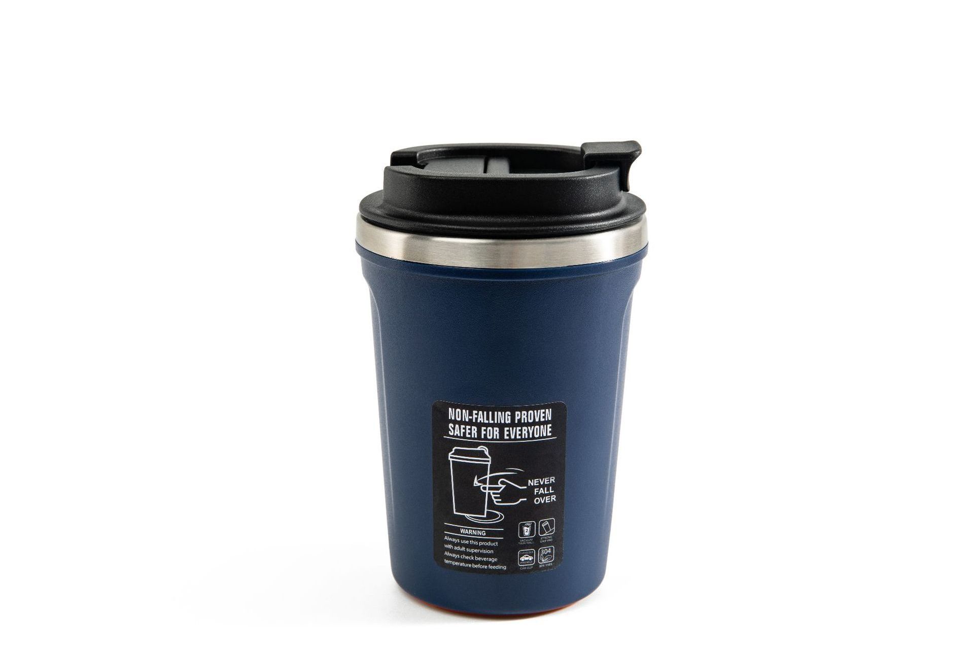 380ml Magic Sucker Mug Not Pouring Suction Cup travel Office Mug Thermos Vacuum Cup With Cover Water Cup  Water Bottle