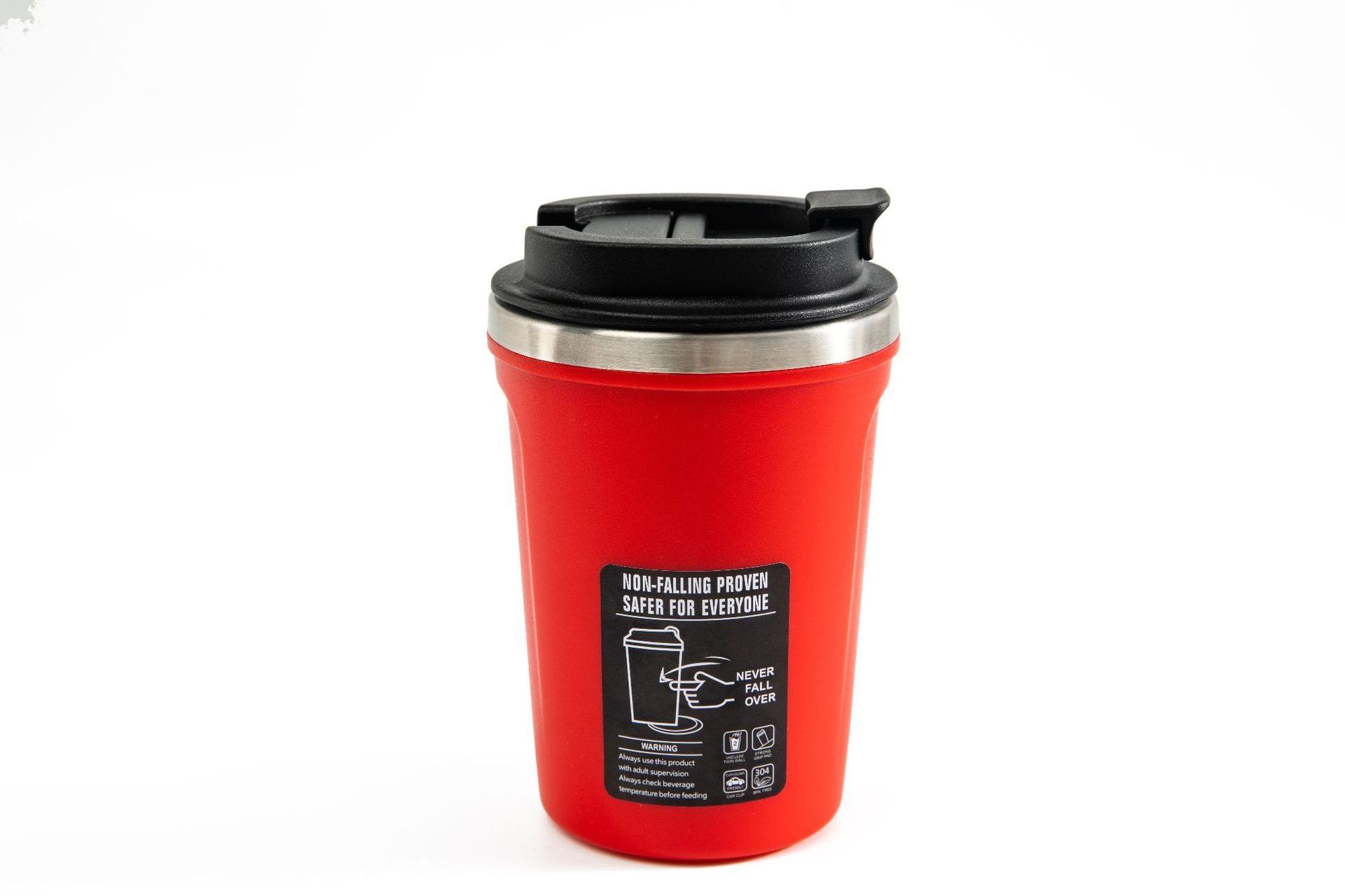 380ml Magic Sucker Mug Not Pouring Suction Cup travel Office Mug Thermos Vacuum Cup With Cover Water Cup  Water Bottle