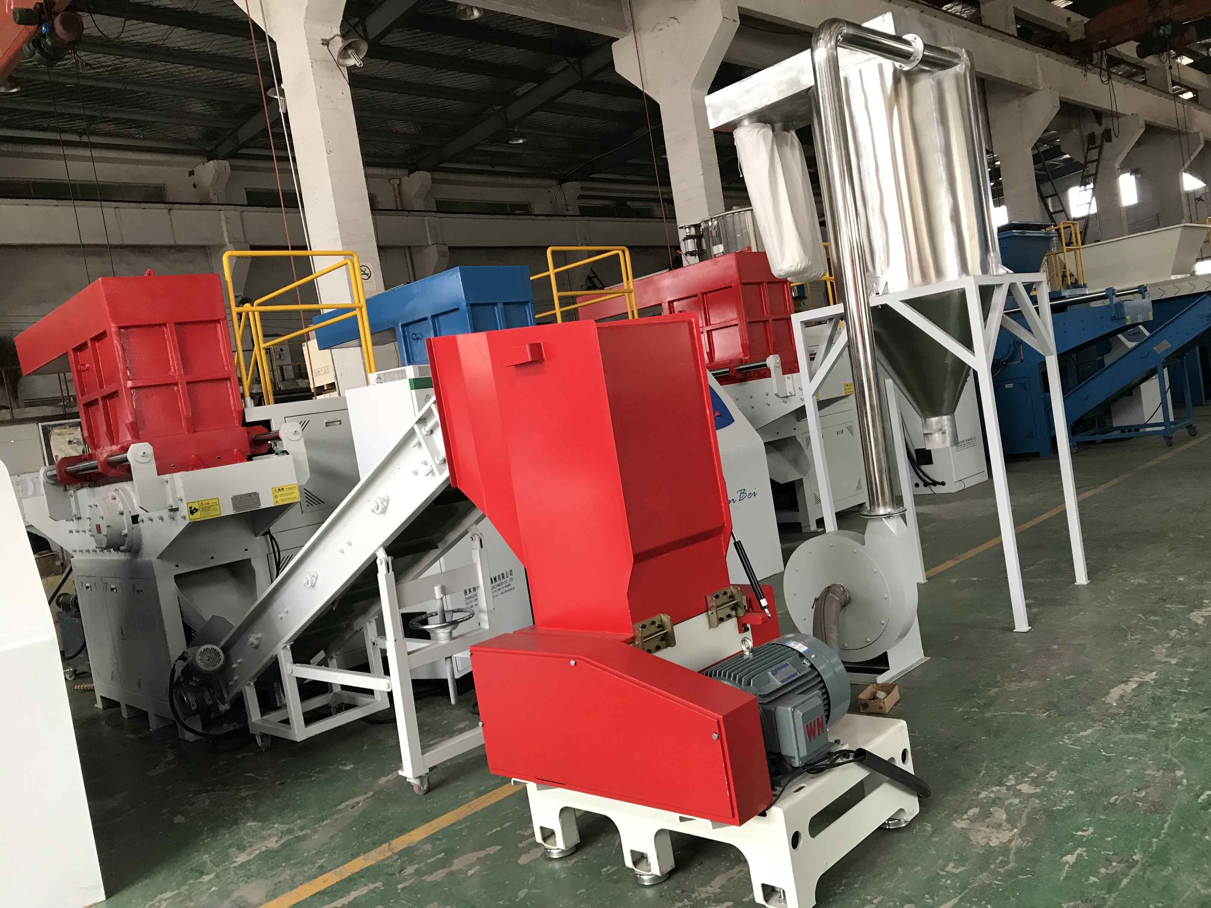 Single/double Shaft Shredder Machine Plastic Shredder with Large Production