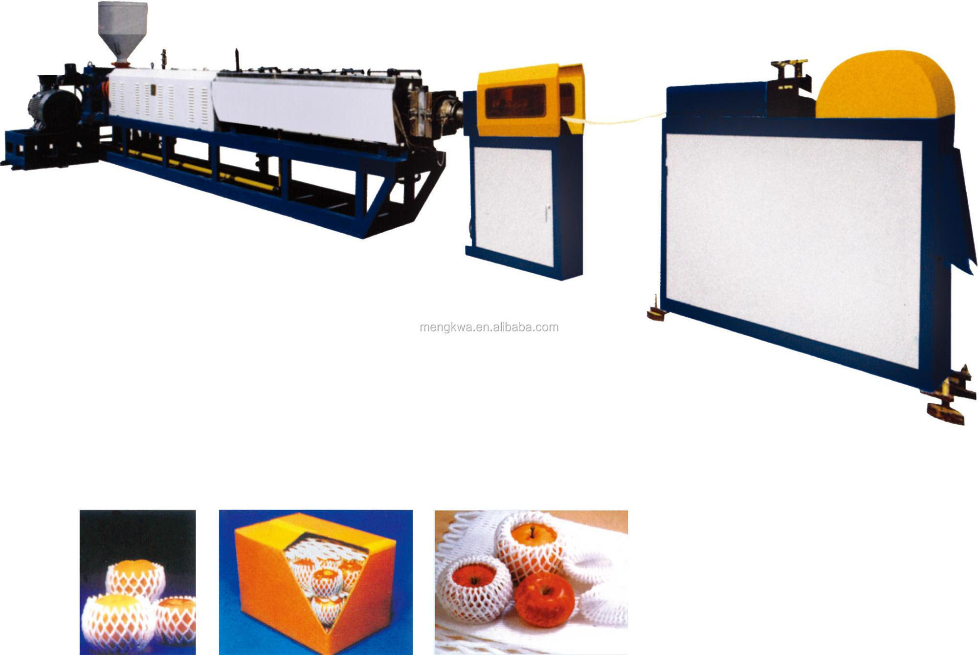 PE Foamed Packing Mesh  Manufacturing Machine Soft Fruit Packing Net