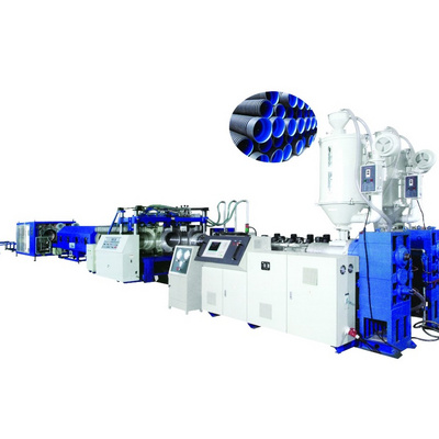 PE PP and PVC Double Wall Corrugated Pipe Extrusion Line