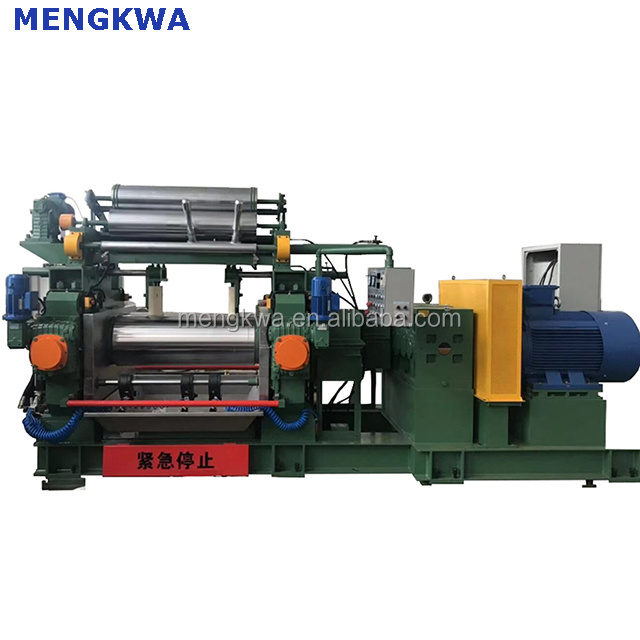 Silicone Rubber Open Mixing Mill Extruder Machine with Automatic