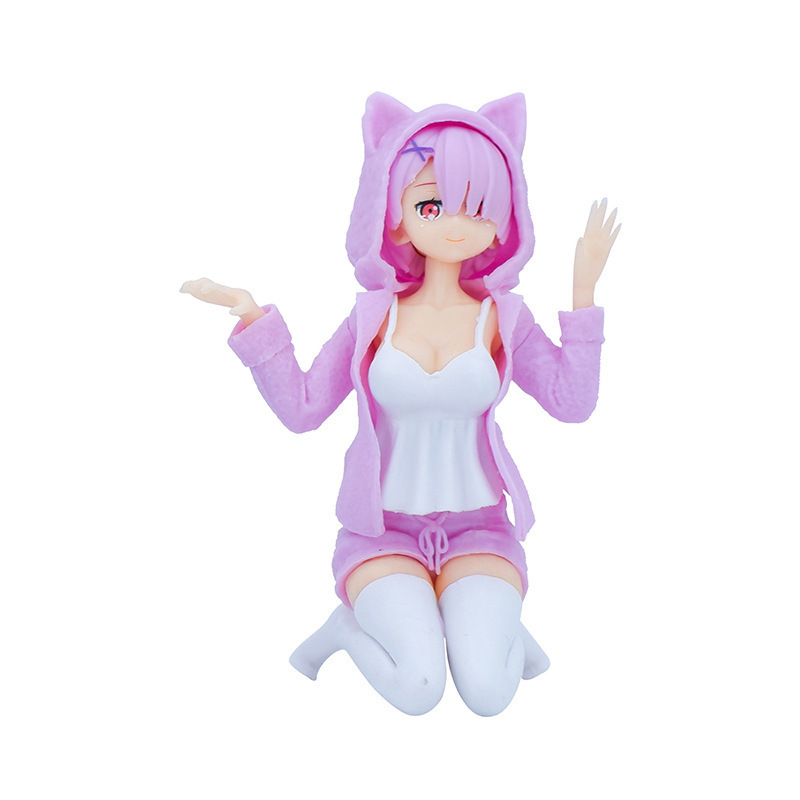 4 Styles Re Zero Cat Ears Rem Anime Figure RE Zero Starting Life in Another World Ram Rem Sexy Girl Japanese Anime Figures