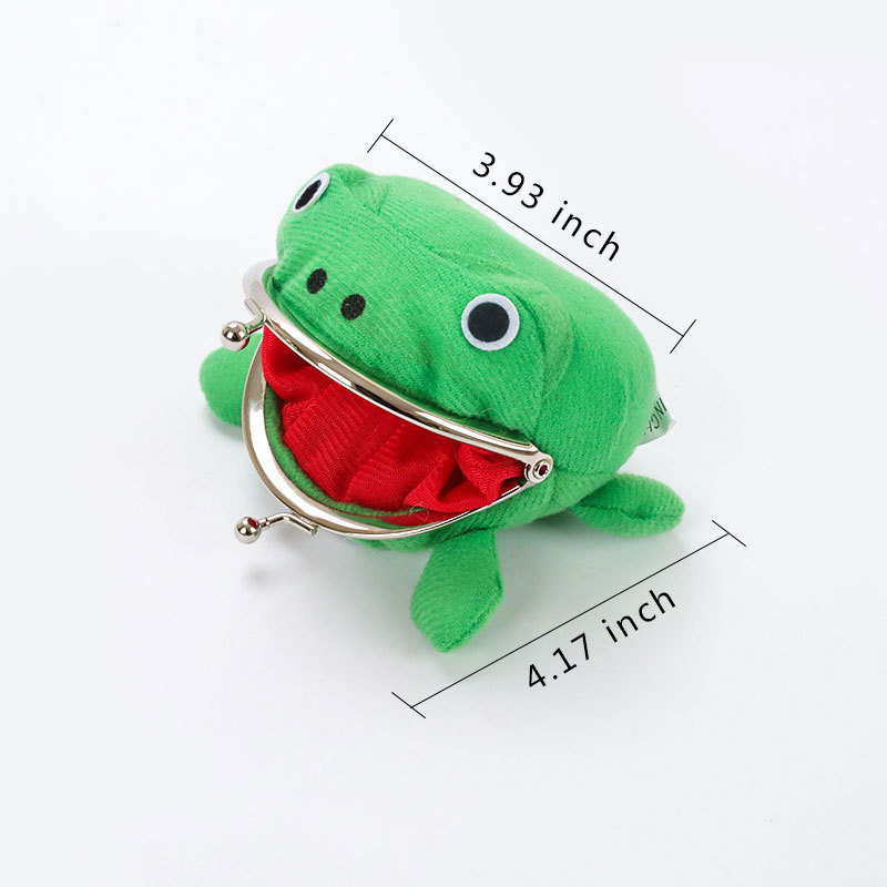 Anime Plush Wallets Frog Coin Purses Soft Mini Cartoon Props Durable Kawaii Little Hokage Coin Purse Gift Toys