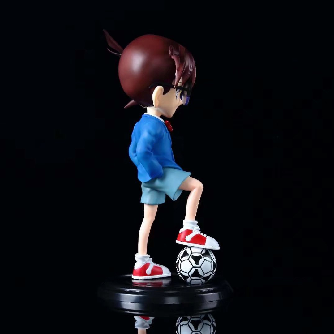 3 Styles 30CM Figurine GK Detective Conan PVC Anime Figure Football Skate Conan Edogawa Manga Toys Figures