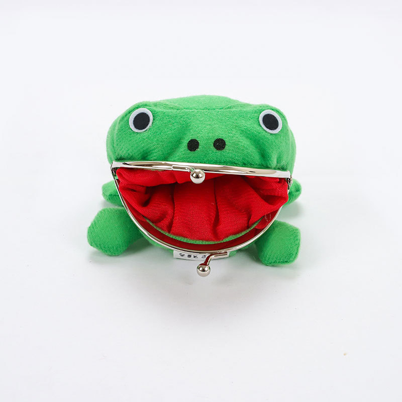 Anime Plush Wallets Frog Coin Purses Soft Mini Cartoon Props Durable Kawaii Little Hokage Coin Purse Gift Toys